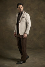 PURE | Ivory Noir Luxe Blazer