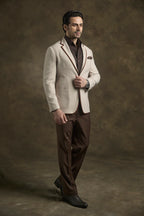 PURE | Ivory Noir Luxe Blazer