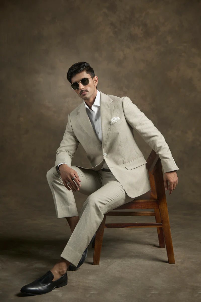 PURE | Ivory Crest Suit