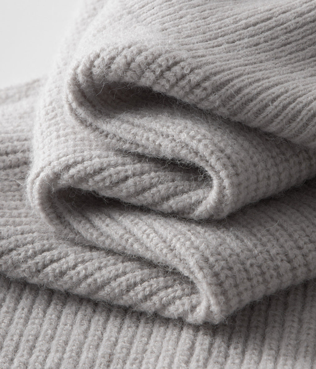 100% Merino Wool ZIPPED CARDIGAN