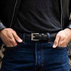 Men's Classic Leather Belt | Black