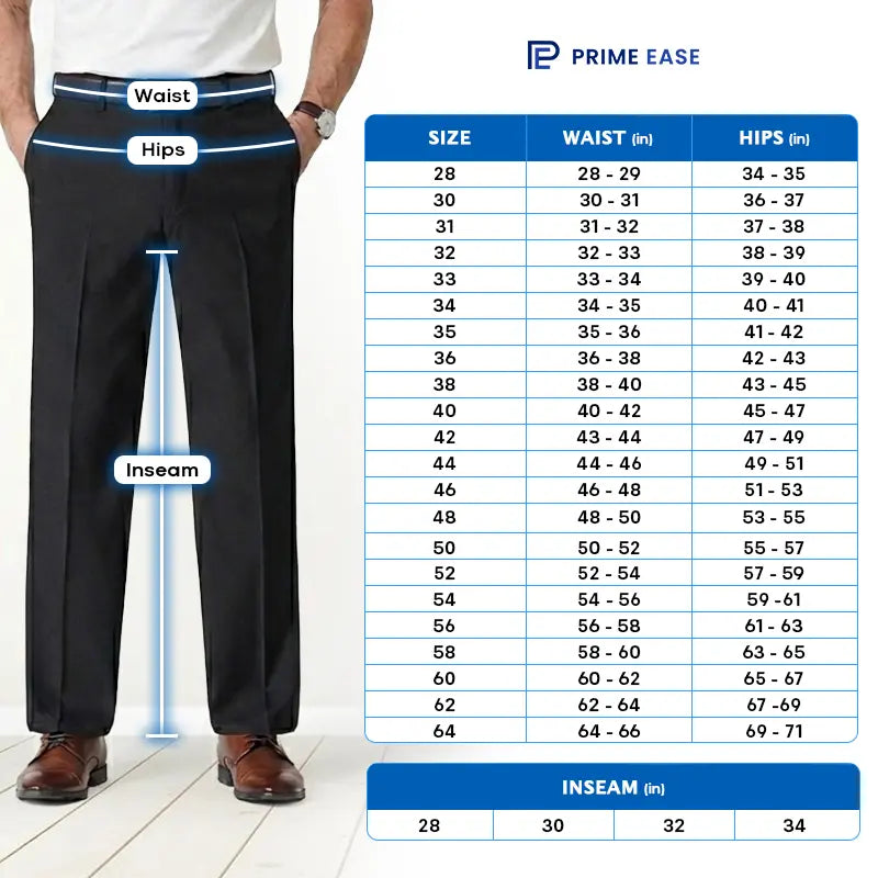 Pure™ PrimeEase - LAST DAY 70% OFF - Men’s Classic Ice Silk High Waist Comfort Pants