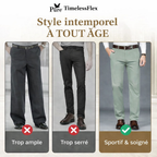 Pure TimelessFlex – Pantalon Straight-fit Classique Avec Stretch 4 Directions