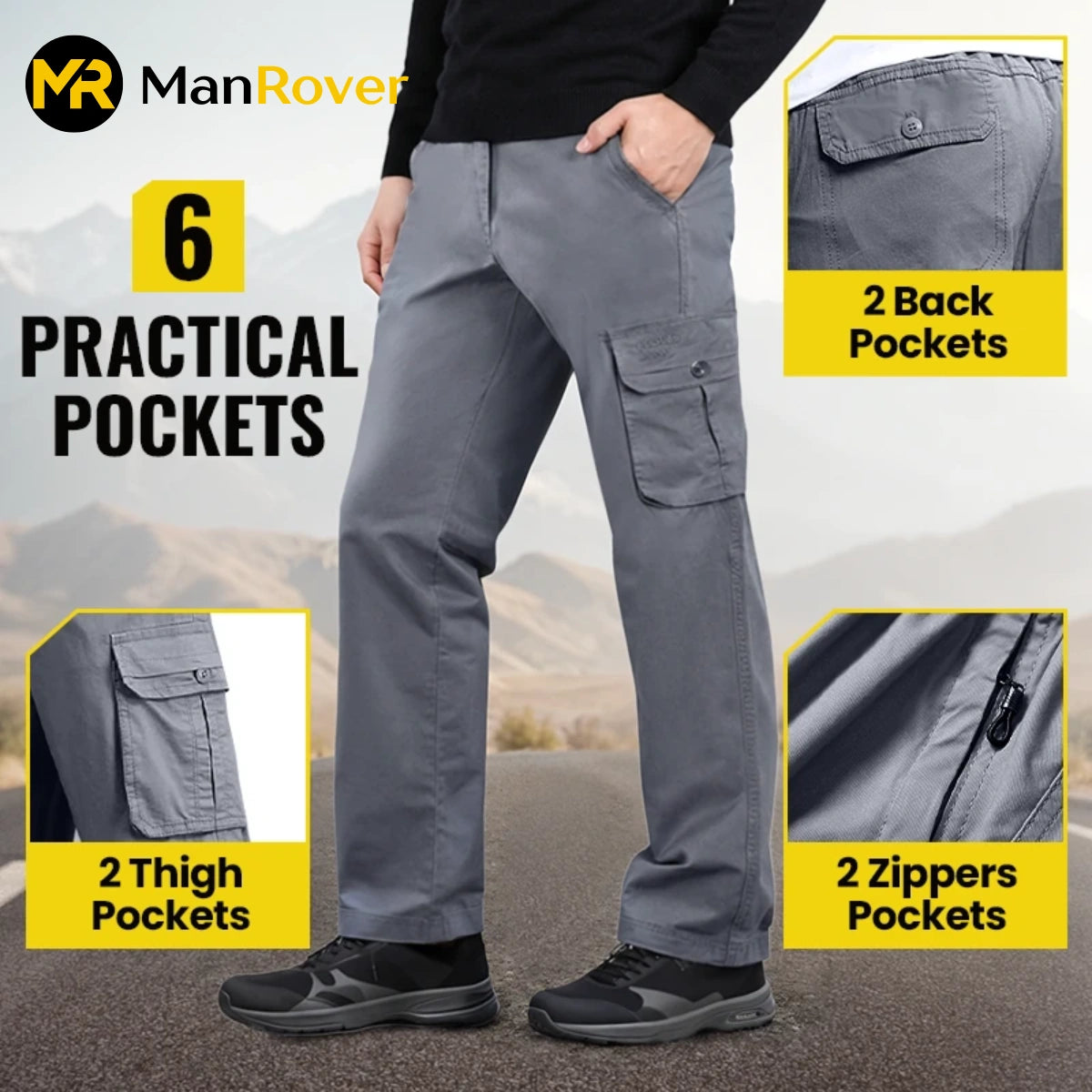 PURE FlexRover - Ultra Comfort Flex Fit Cargohose
