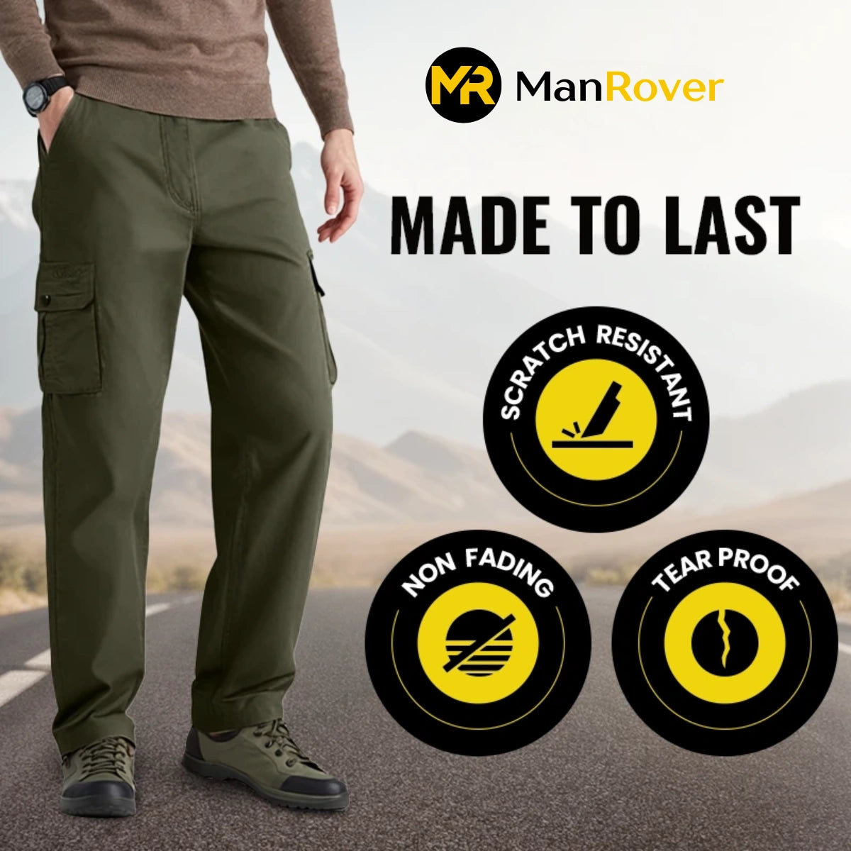 PURE FlexRover - Ultra Comfort Flex Fit Cargohose