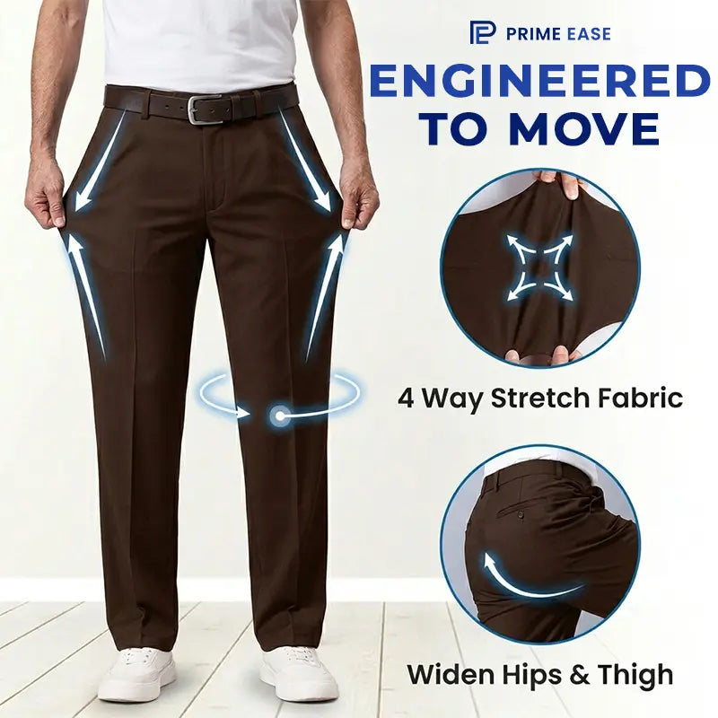 Pure™ PrimeEase - LAST DAY 70% OFF - Men’s Classic Ice Silk High Waist Comfort Pants