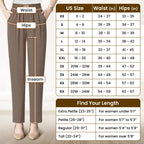 Pure&Clo - Women's Ultra Soft Perfect Drape Pull-On Pants
