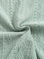Men\'s Solid Color Textured Openwork Polo Collar Half Buttoned Short Sleeves Shirt LIGHT GREEN DEEP COFFEE - PURECLO