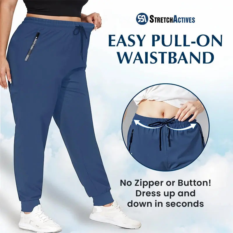Pure StretchActive - NEW YEAR'S SALE 57% OFF - Women's Ultra Soft Stretch Perfect Drape Casual Pants