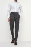 Men wool trousers, Dark Grey Flannel trousers, dark wool trousers, men dark grey trousers, high rise italian trousers, italian dark grey trousers, Pantaloni uomo in lana, pantaloni in flanella grigio scuro, pantaloni in lana scuri, pantaloni uomo grigio scuro, pantaloni italiani a vita alta, pantaloni italiani grigio scuro, Pantalon en laine pour homme, pantalon en flanelle gris foncé, pantalon en laine foncé, pantalon gris foncé pour homme, pantalon italien taille haute, pantalon gris foncé italien,