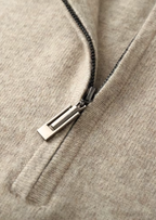 NOBA WOOL HALF ZIP SWEATER
