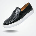 Leather Moccasin Slip On for Men Toulon - Pure - PURECLO