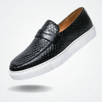 Leather Moccasin Slip On for Men Toulon - Pure - PURECLO
