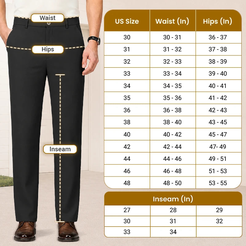 TimelessFlex - Men's High Stretch Straight Fit Pants (LAST DAY 70% OFF)