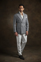 PURE | Argento Classic Double-Breasted Blazer