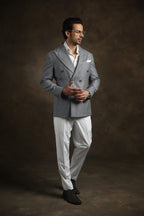 PURE | Argento Classic Double-Breasted Blazer