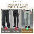 Pure TimelessFlex – Classic Straight Fit 4-Way Stretch Pants