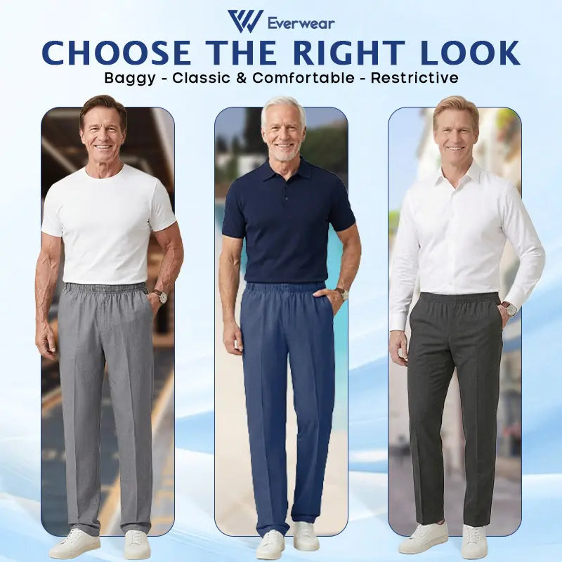 Pure EverWear - Men’s Classic Relaxed Fit Comfort Pants