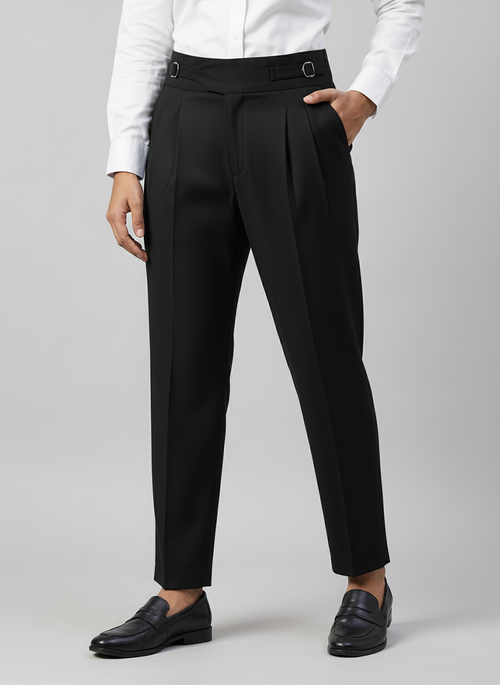 Black Gurkha Pants
