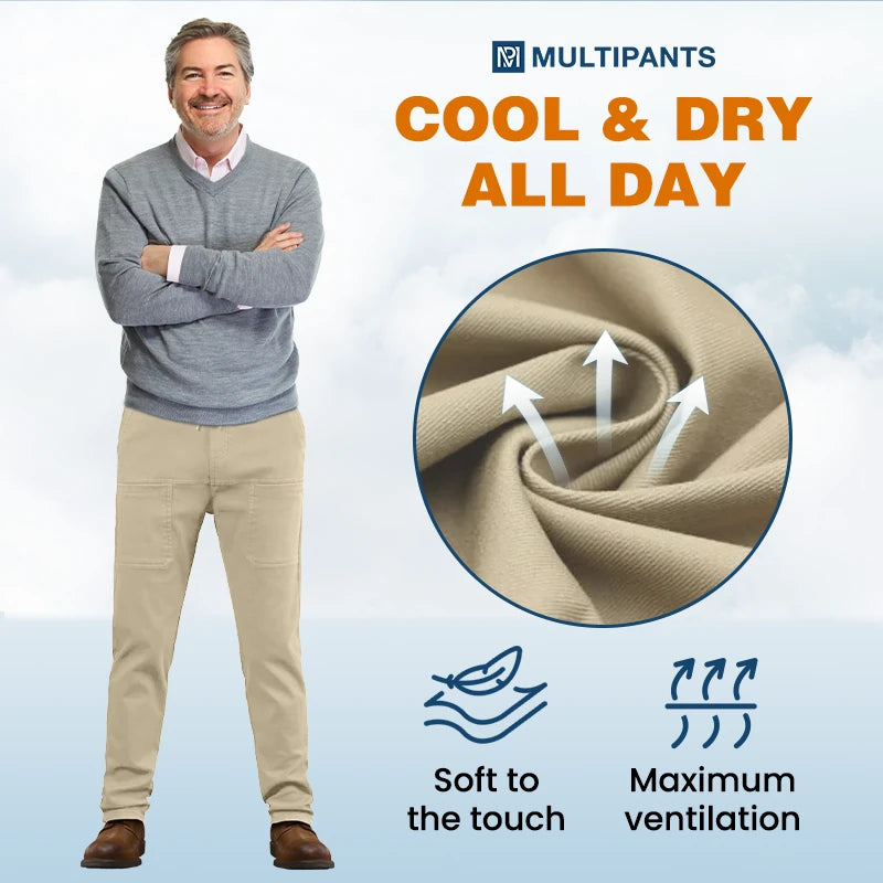 Pure™ MultiPants - High Stretch Multi-pocket Durable Cargo Pants