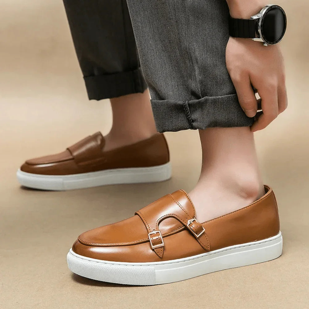 Men's Leather Moccasin Rennes - Pure - PURECLO