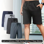 Pack of 4 Mega Offer 😍 Premium-Quality Casual Shorts For Men