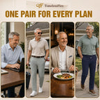 TimelessFlex - Men's High Stretch Straight Fit Pants (LAST DAY 70% OFF)