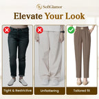 Pure&Clo - Women's Ultra Soft Perfect Drape Pull-On Pants