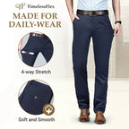 Pure TimelessFlex – Classic Straight Fit 4-Way Stretch Pants