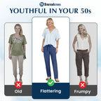 Pure StretchActive - NEW YEAR'S SALE 57% OFF - Women's Ultra Soft Stretch Perfect Drape Casual Pants