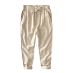 Men's Linen Trousers Filo - Pure - PURECLO