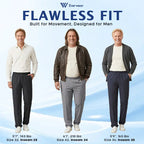 Pure EverWear - Men’s Classic Relaxed Fit Comfort Pants