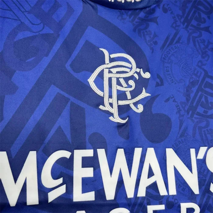 Retro Rangers Home Kit 1994 1996 Football Jersey - PURECLO