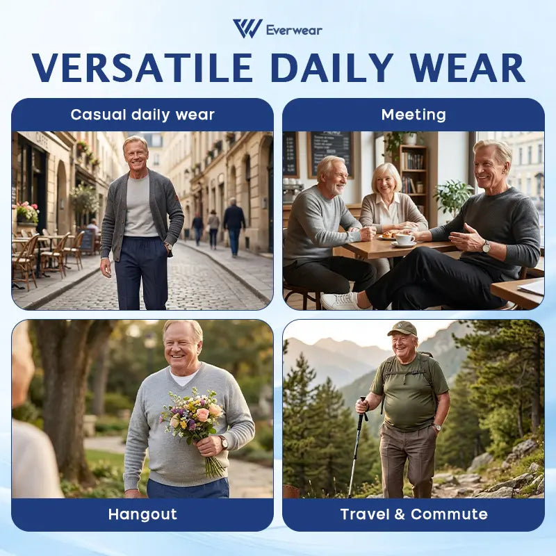 Pure EverWear - Men’s Classic Relaxed Fit Comfort Pants