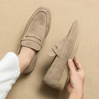 Leather Moccasin Loafer for Men Liverpool - Pure - PURECLO