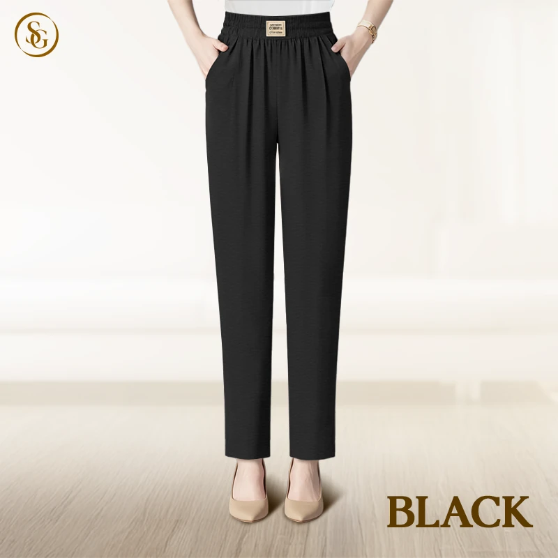 Pure&Clo - Women's Ultra Soft Perfect Drape Pull-On Pants
