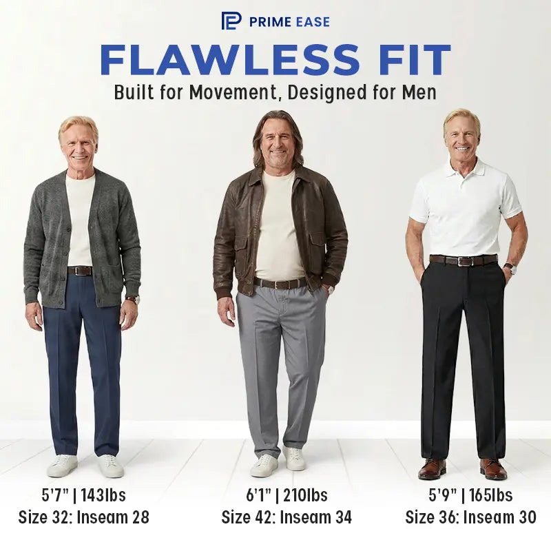 Pure™ PrimeEase - LAST DAY 70% OFF - Men’s Classic Ice Silk High Waist Comfort Pants