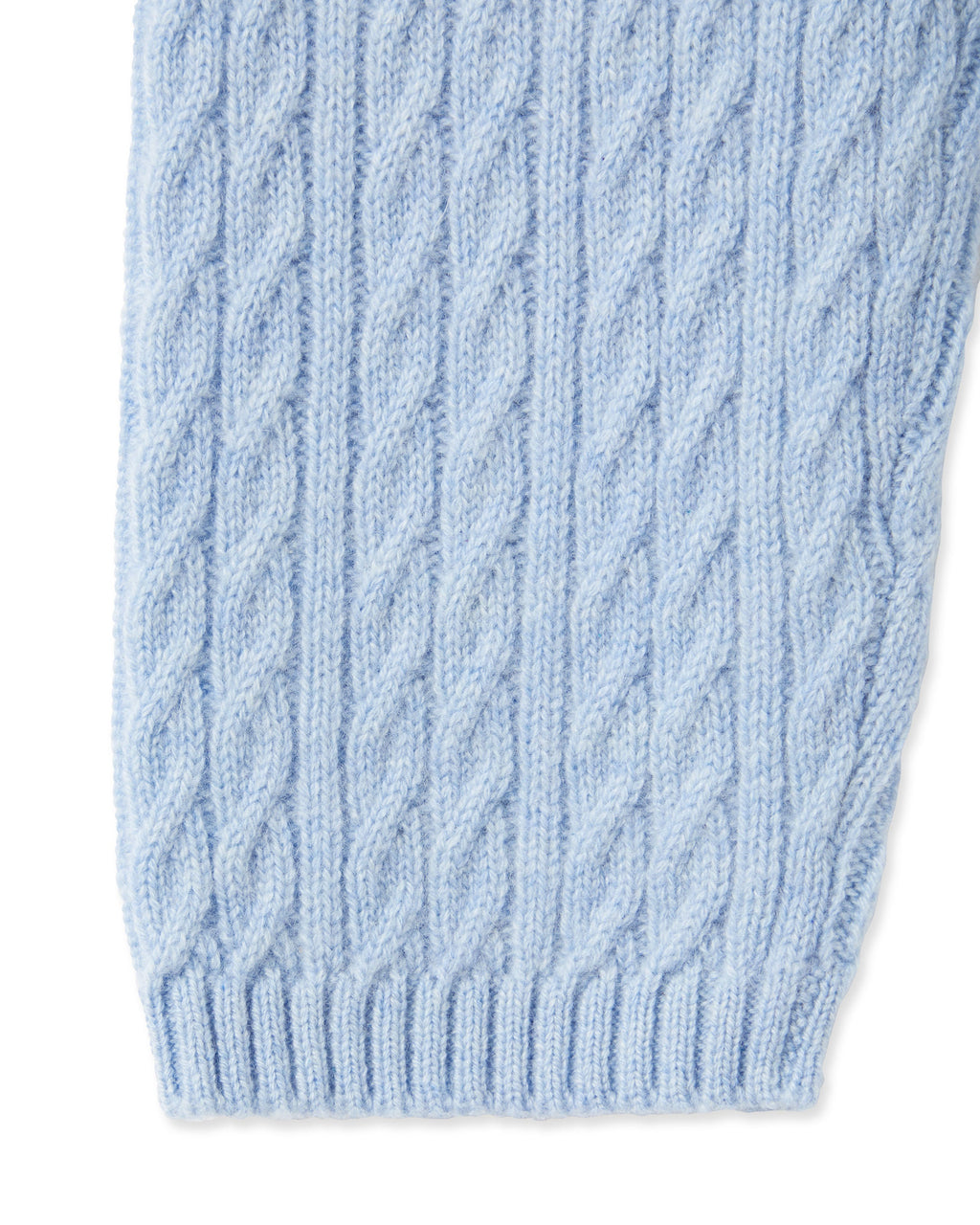 N.Peal Cable Cashmere Leggings Cornflower Blue