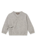 N.Peal Wrap Cashmere Cardigan Fumo Grey