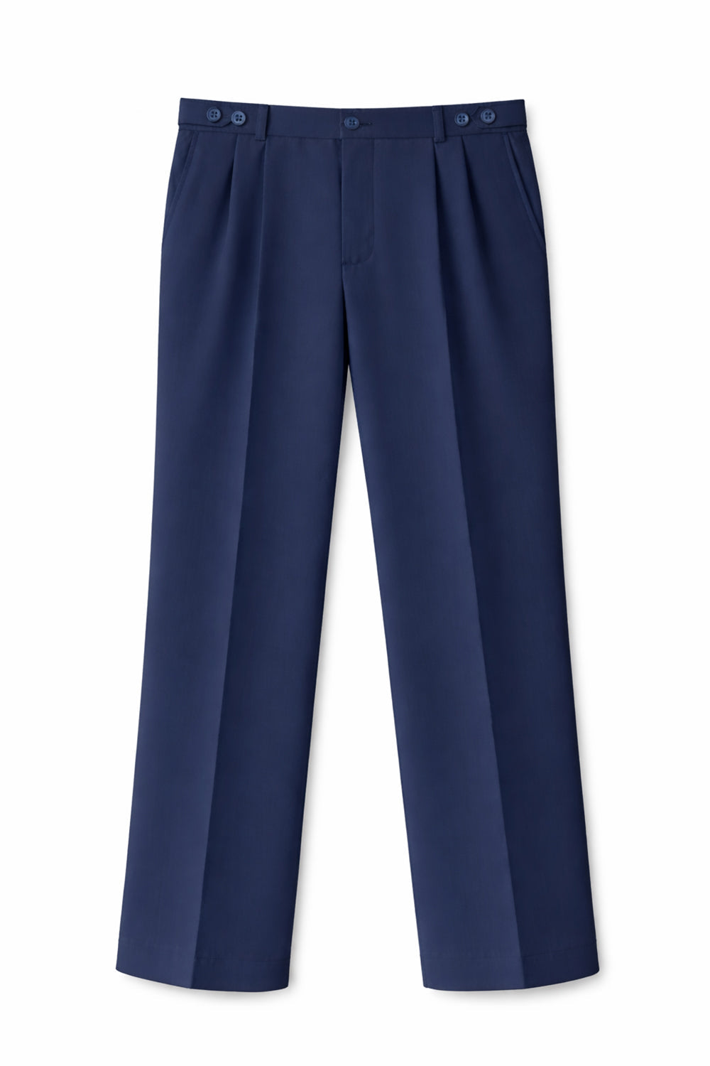 IVAR® Petrol Blue Adjustable pleated pants