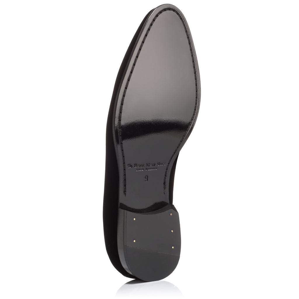 Bolton Black Velvet Slip on