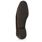 Brunswick Dark Brown Deerskin Leather Slip-On