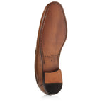 Aldrin Brown Calf Leather Penny Loafer