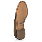 Atlantis Brown Box Suede Penny Loafer