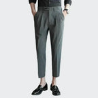 Striped Suit Trousers - Pure - PURECLO