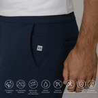 PURE 3-Pack Tailored TimelessTech Trousers – Navy Blue | Grey | Black (CLEARANCE)