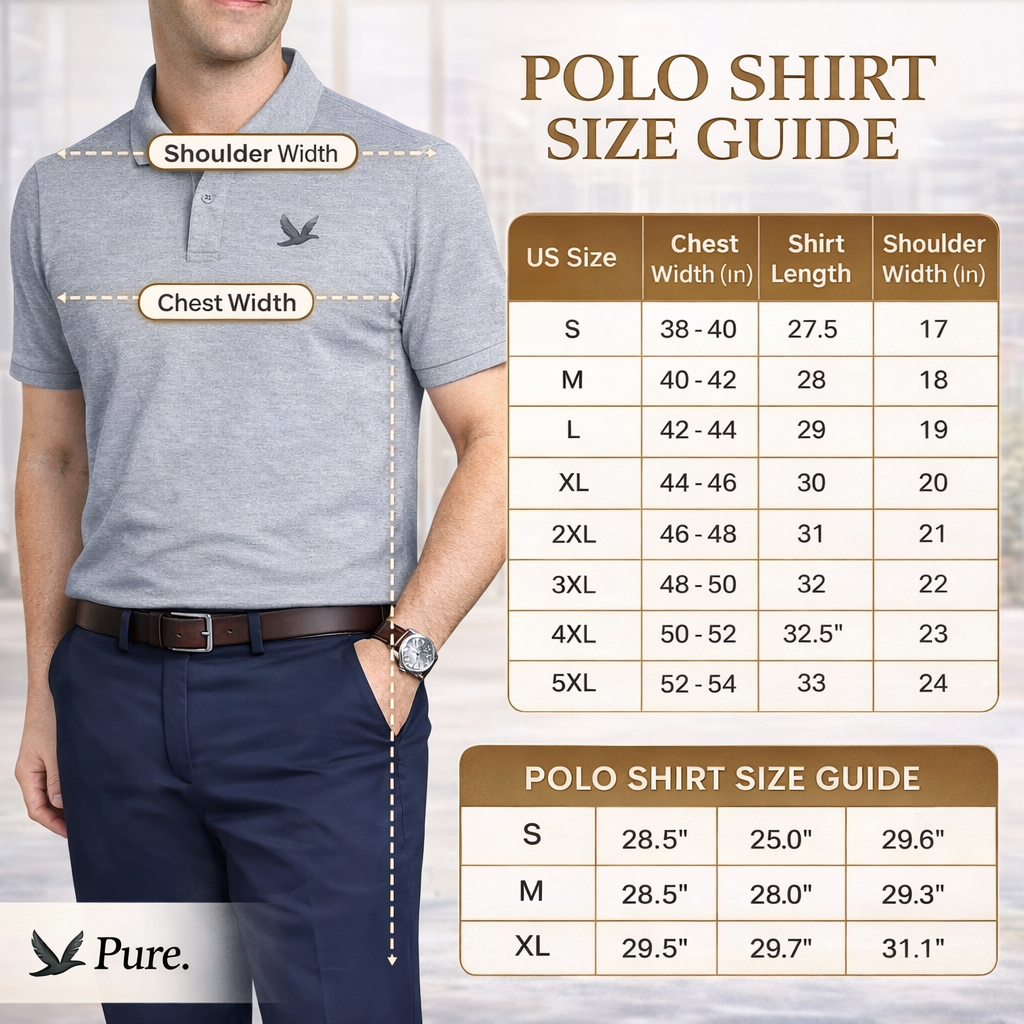 [BUY 3 GET 5]  Pure™ Essential Polo 5 Pack | Limited Edition