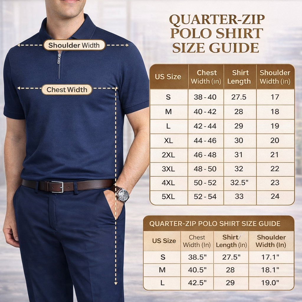 [PURE]  2-Pack Vienna Pima Zip Polo Shirts (CLEARANCE)