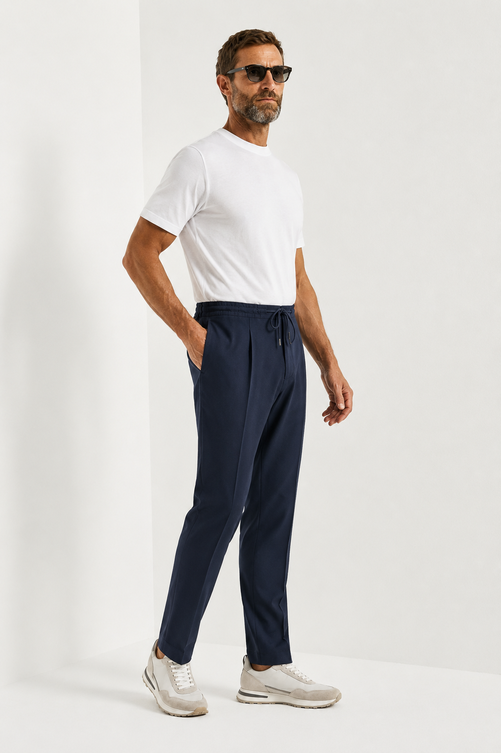 PureClo™ | Blue Alassio Travel Trousers