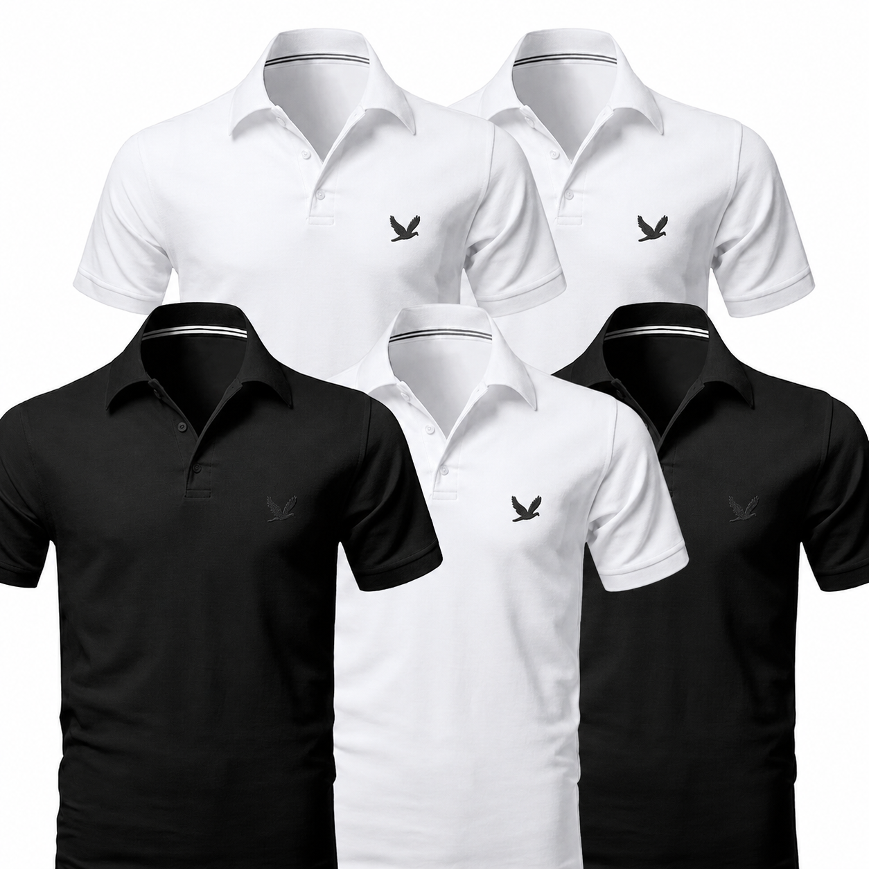 [BUY 3 GET 5]  Pure™ Essential Polo 5 Pack | Limited Edition